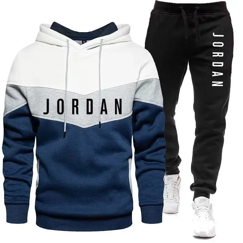 Sneakers - Męski dres Jordan z nadrukiem liter,
