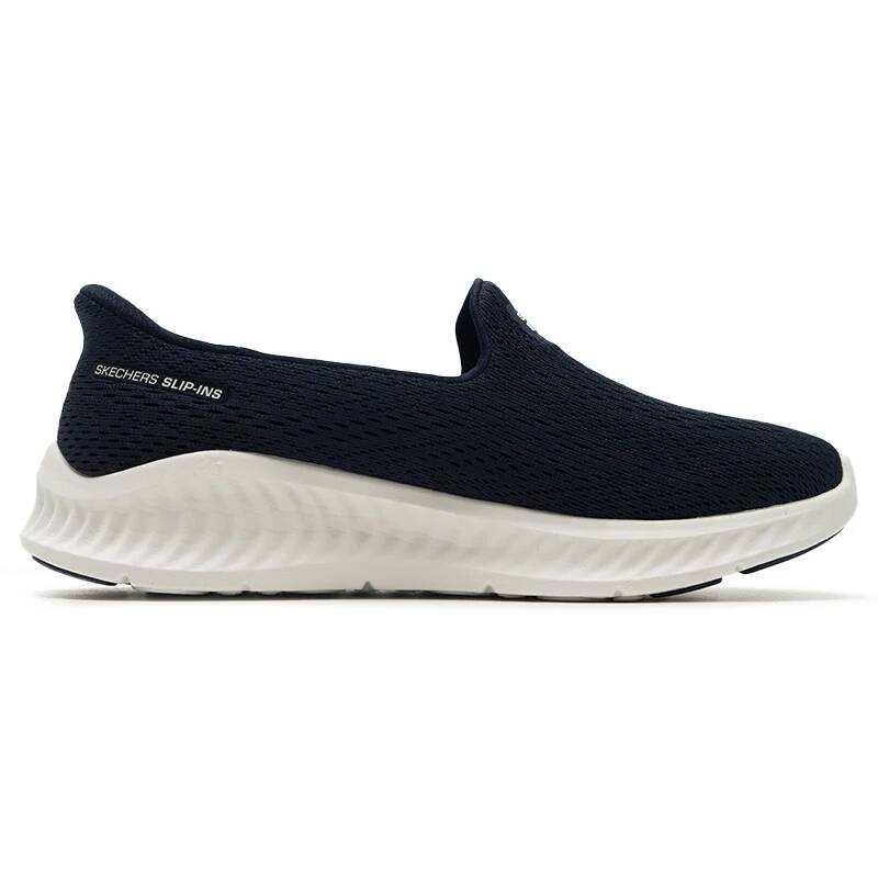 Skechers 125644-NVW Damskie ws – Knit Fabric Lace Up Sneakers recenzja i cena